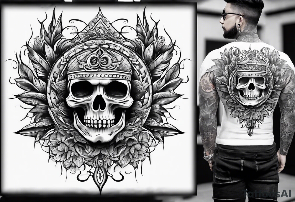 FEEL NO PAIN SHOW NO EMOTIONS tattoo idea