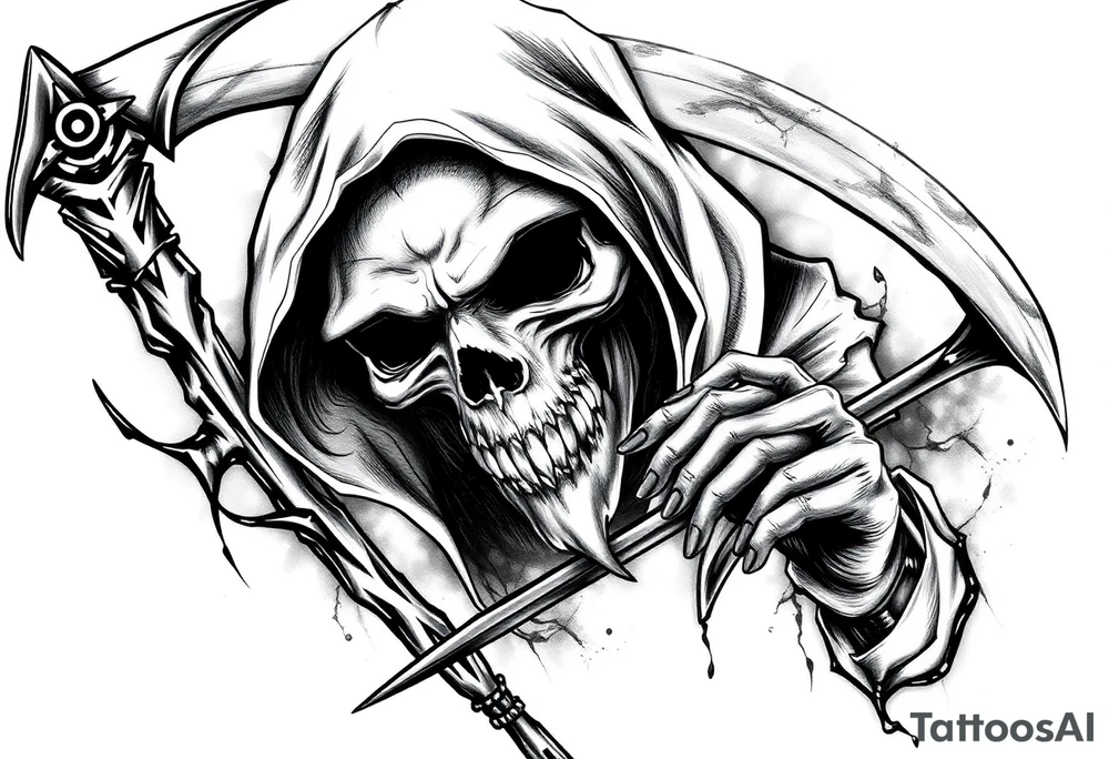 Grim reaper tattoo idea