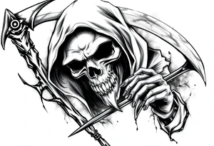 Grim reaper tattoo idea