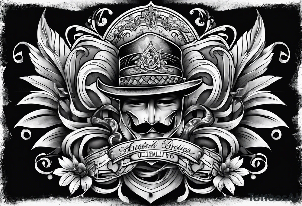 gangster tattoo idea