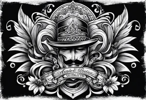 gangster tattoo idea
