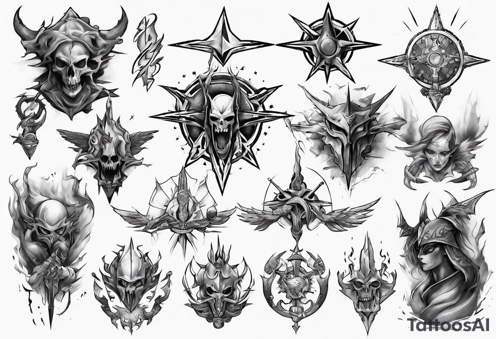 Battle of destiny tattoo idea