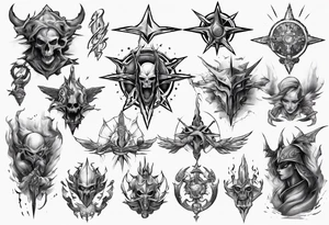 Battle of destiny tattoo idea