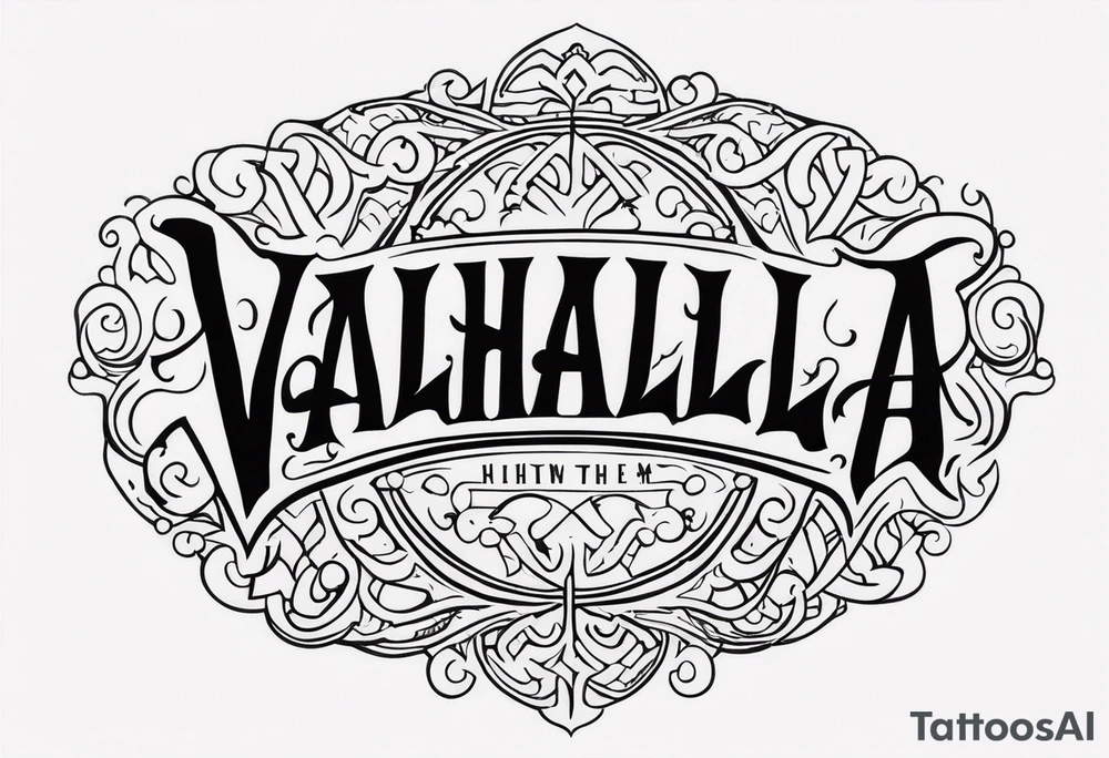 Valhalla tattoo idea
