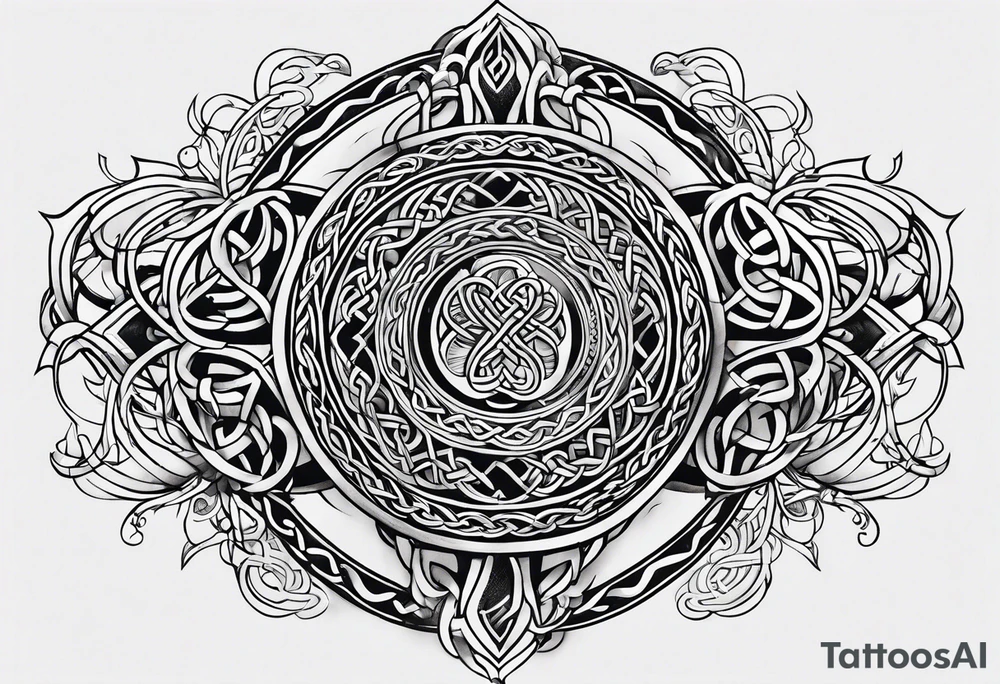 Celtic sleeve tattoo idea