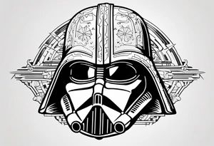 Star wars design incluyendo the words 'May the 4th' tattoo idea