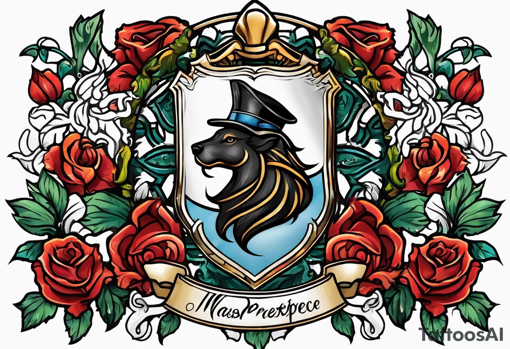 Prentice Family Crest tattoo idea