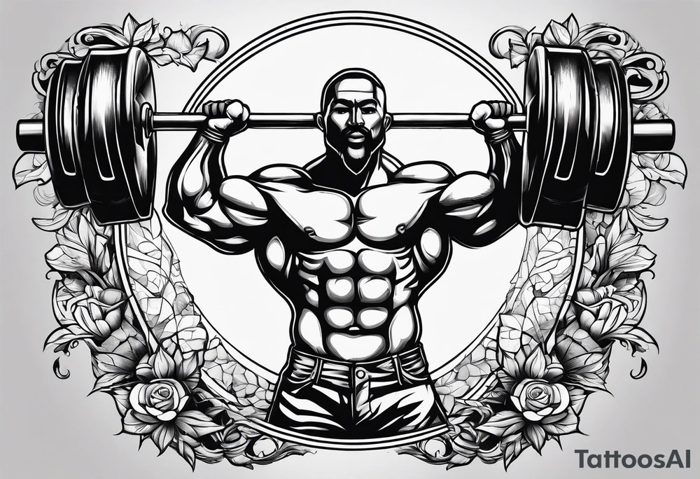 Weight lifting tattoo idea