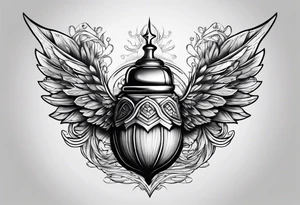 acorn, wings tattoo idea