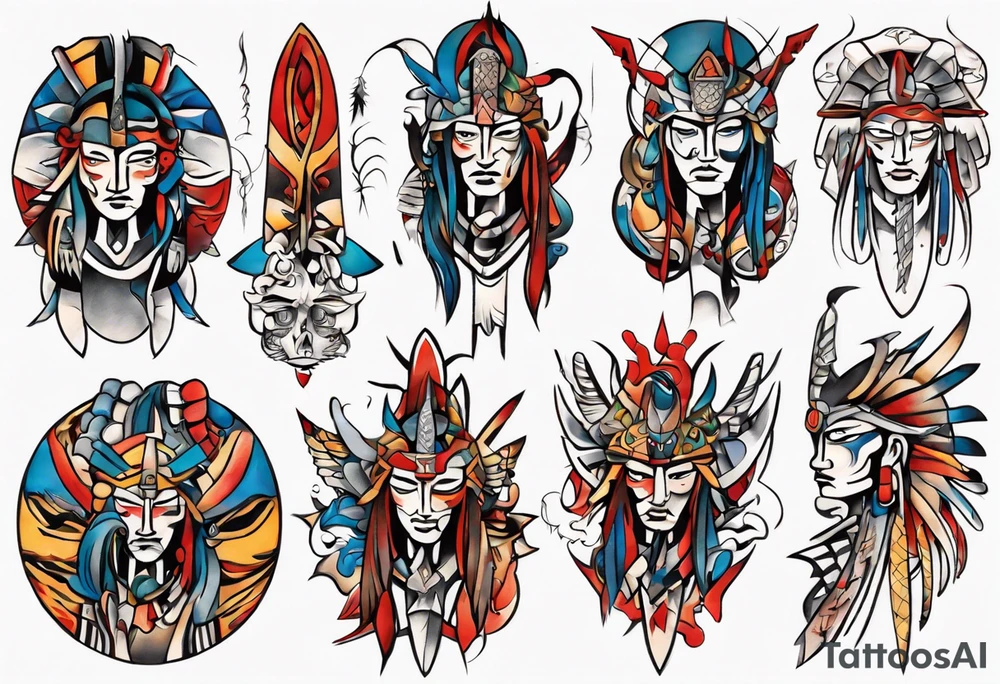 Warrior tattoo idea