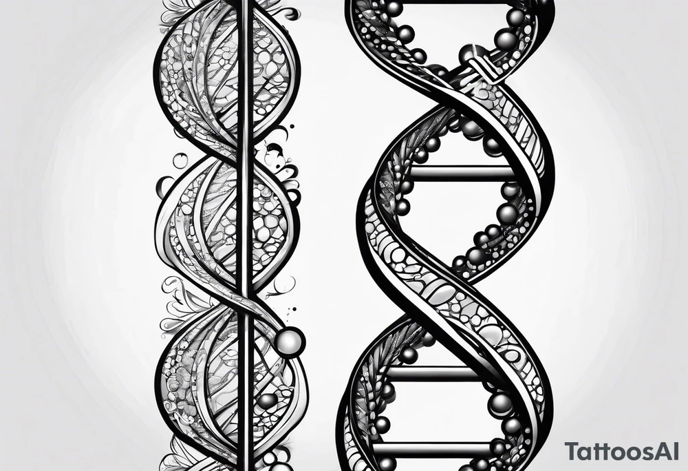 Dna strand tattoo idea