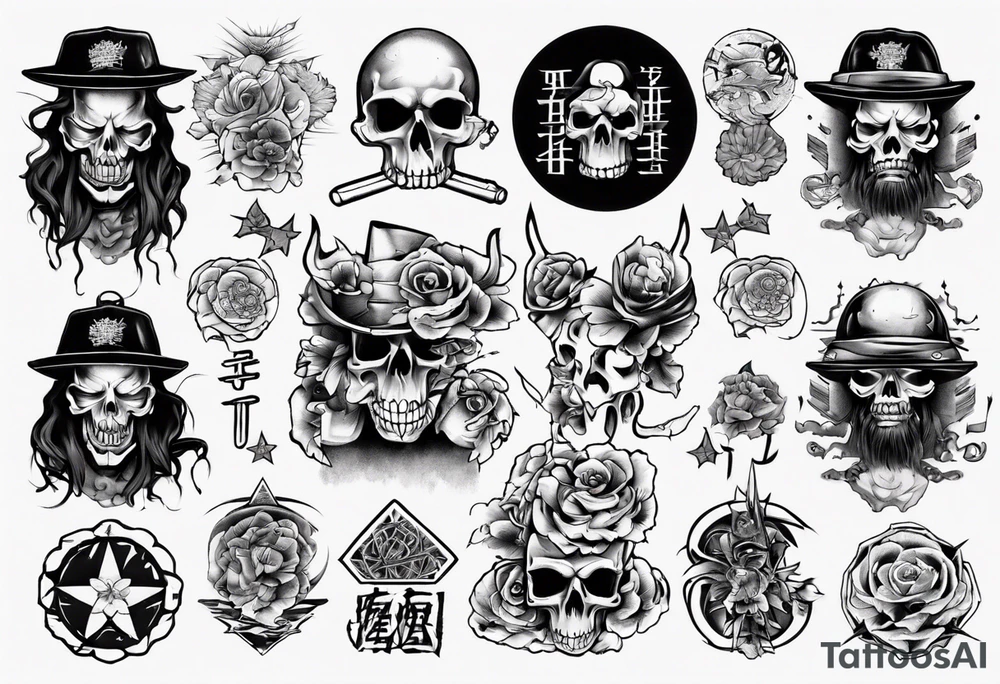 gangsta tattoo idea