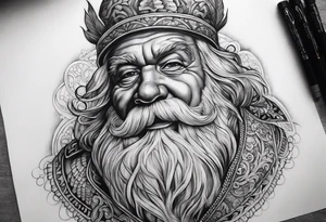 tatuaje de santa barbara en la espalda tattoo idea