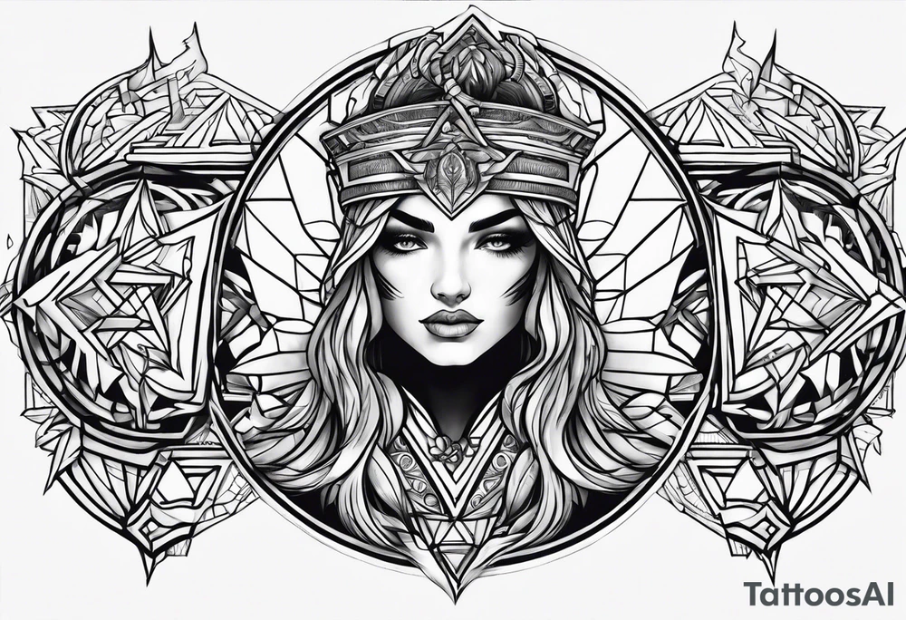 Justicia tattoo idea