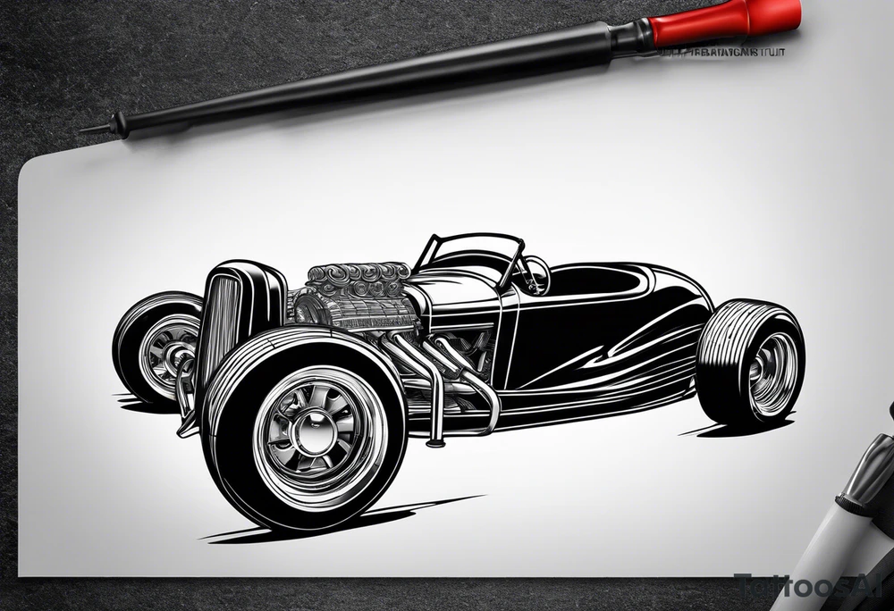 Sprint car tattoo idea