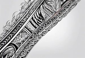 tribal sleeve tattoo idea