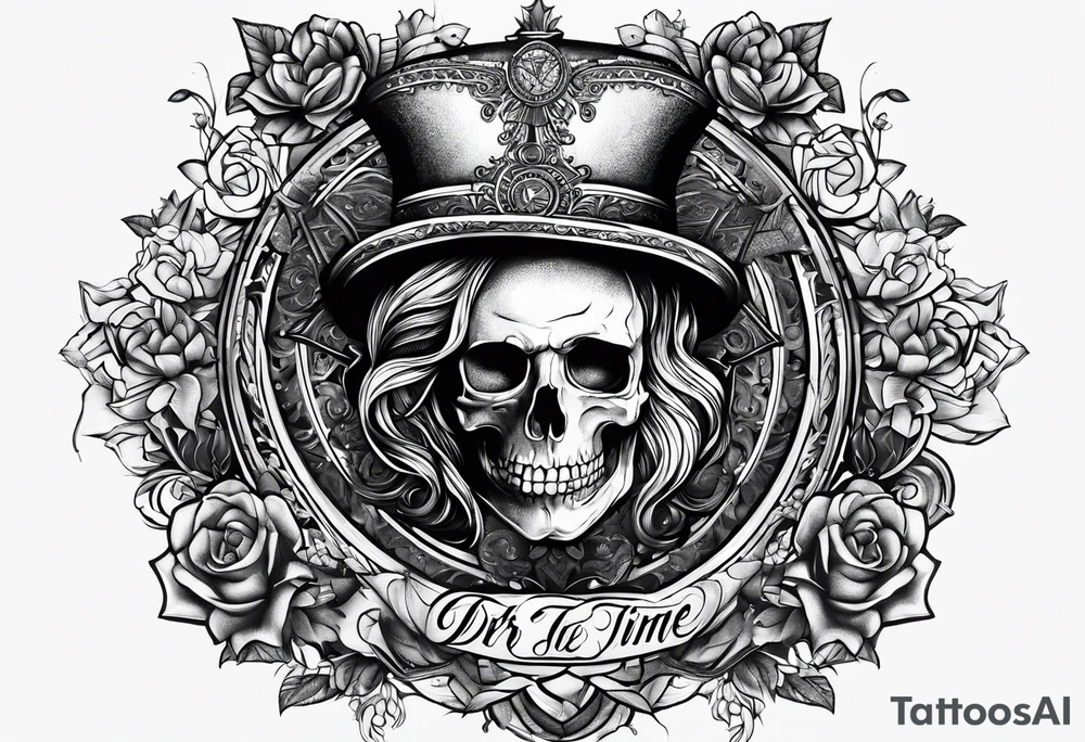 Dark time tattoo idea