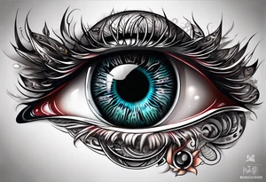 Byakugan eyes tattoo idea