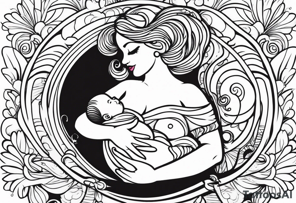 Breastfeeding tattoo idea