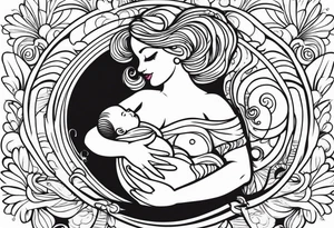 Breastfeeding tattoo idea