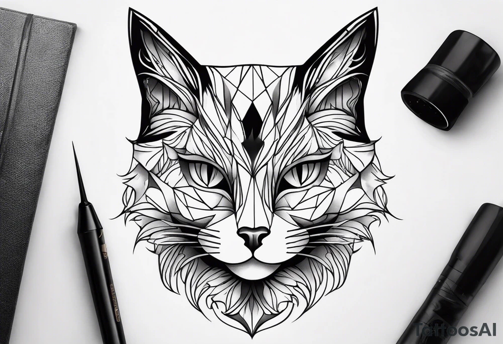 Black Cat tattoo idea
