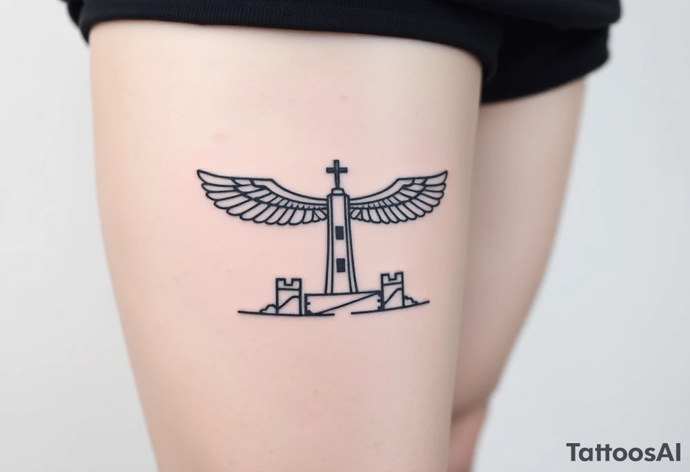 Angel of the north Gateshead tattoo idea