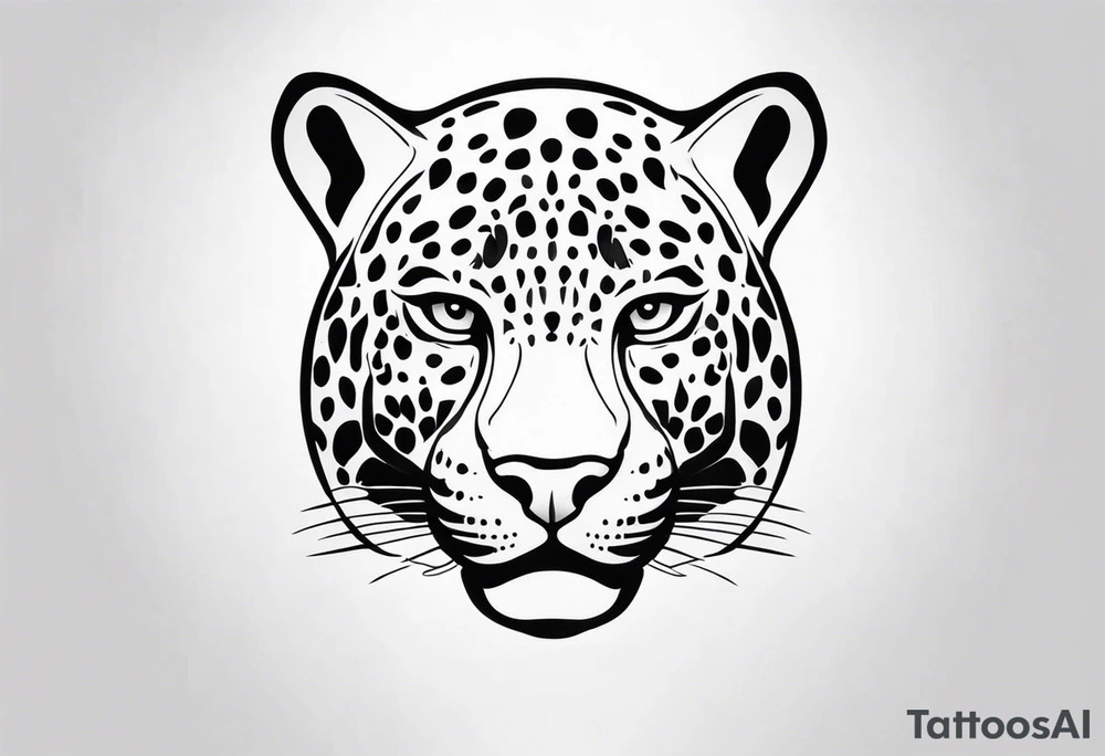 Jaguar head tattoo idea
