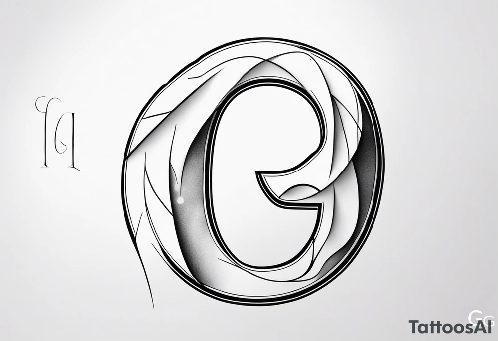 The letter G tattoo idea