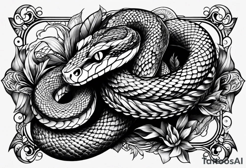 snake tattoo idea