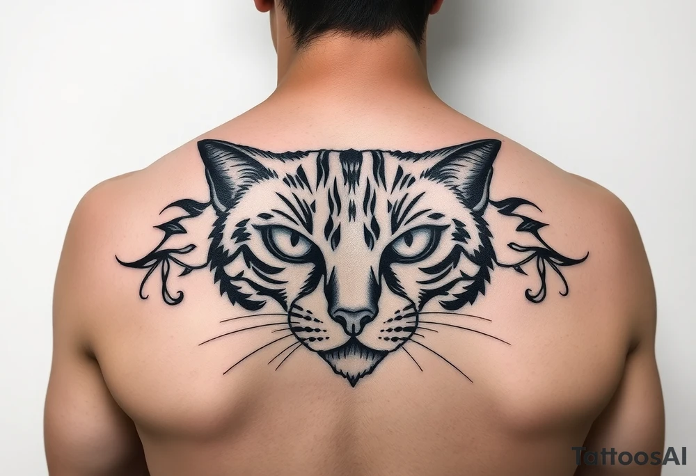 Black Cat tattoo idea