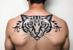 Black Cat tattoo idea