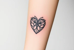 medieval heart woodcut tattoo idea