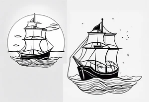 Small sea tattoo tattoo idea
