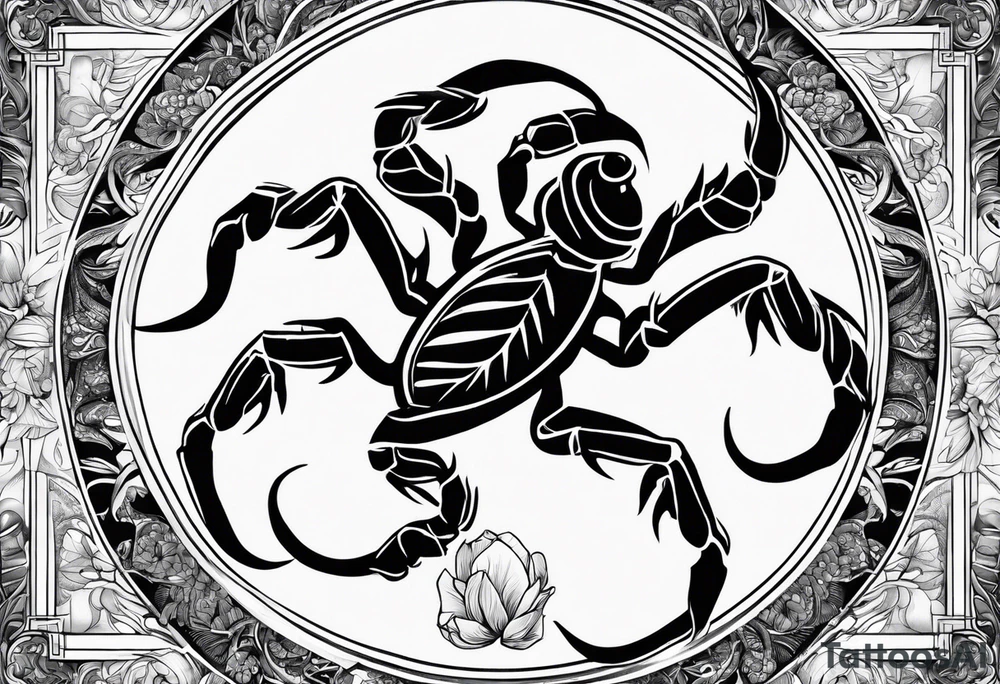 scorpio tattoo idea