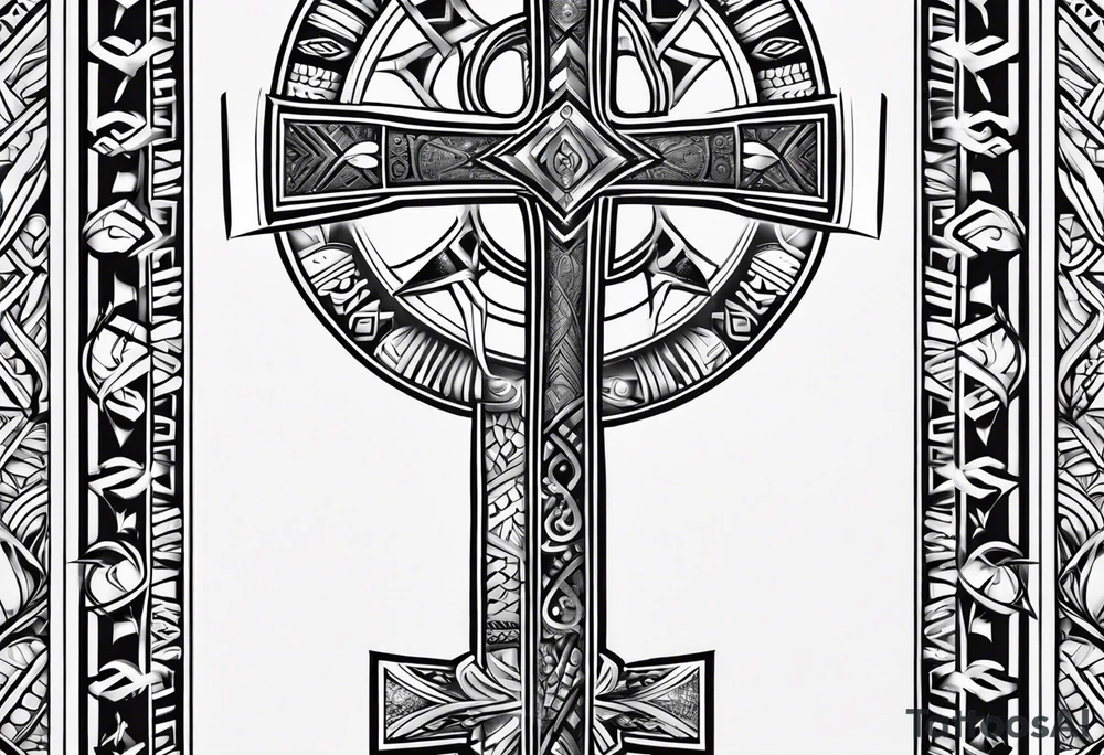 ankh for maori tattoo idea