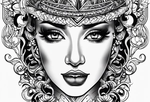 Looking at myself in the mirror tattoo idea