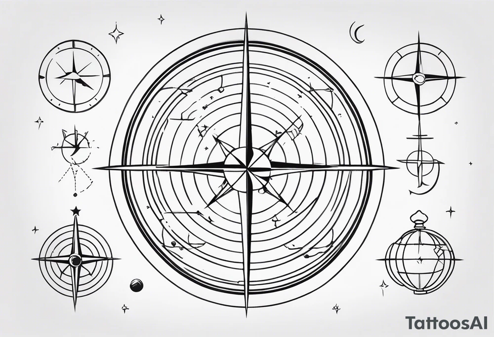 Coordinates tattoo idea