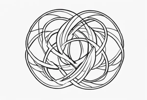 Two sankes intertwined going oposite ways and one being white tattoo idea