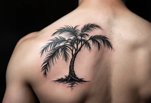 Hawaiian breadfruit tree tattoo idea