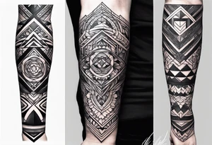 Forearm designs tattoo idea