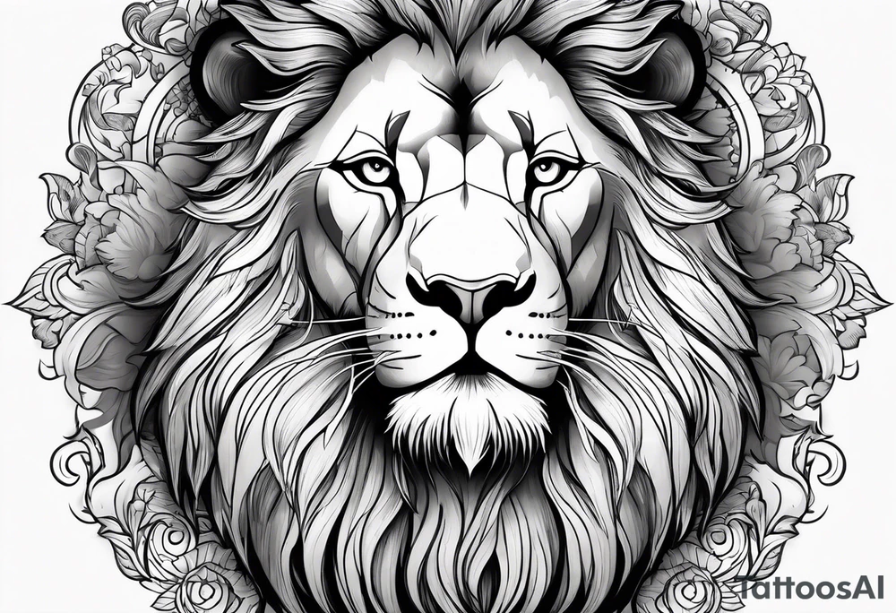 Lion from atlas tattoo idea