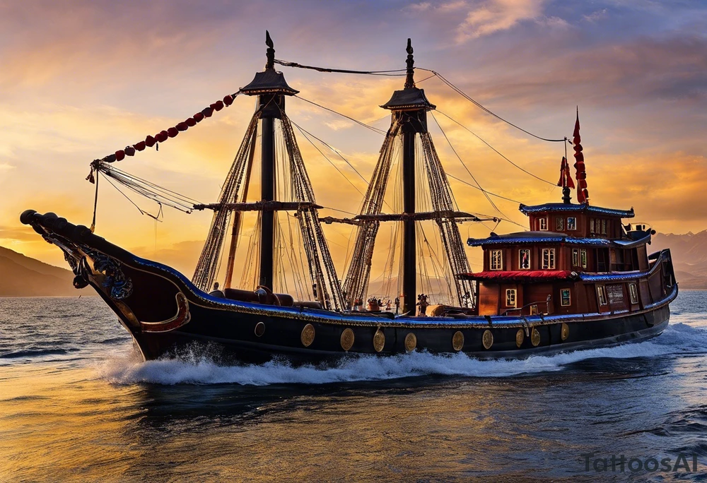 A tug (Mongolian: туг [tʰʊɡ], Turkish: tuğ, Ottoman Turkish: طوغ ṭuġ or توغ tuġ, Old Turkic: 𐱃𐰆𐰍, romanized: tuğ) or sulde (Mongolian: сүлд, Tibetan: བ་དན) is a pole with circularly arranged horse or yak tail hairs of varying colors arranged at the top. It was historically flown by Turkic tribes such as Tuğluğ Confederation[2] and also during the period of the Mongol Empire, and later used in derived Turco-Mongol khanates tattoo idea