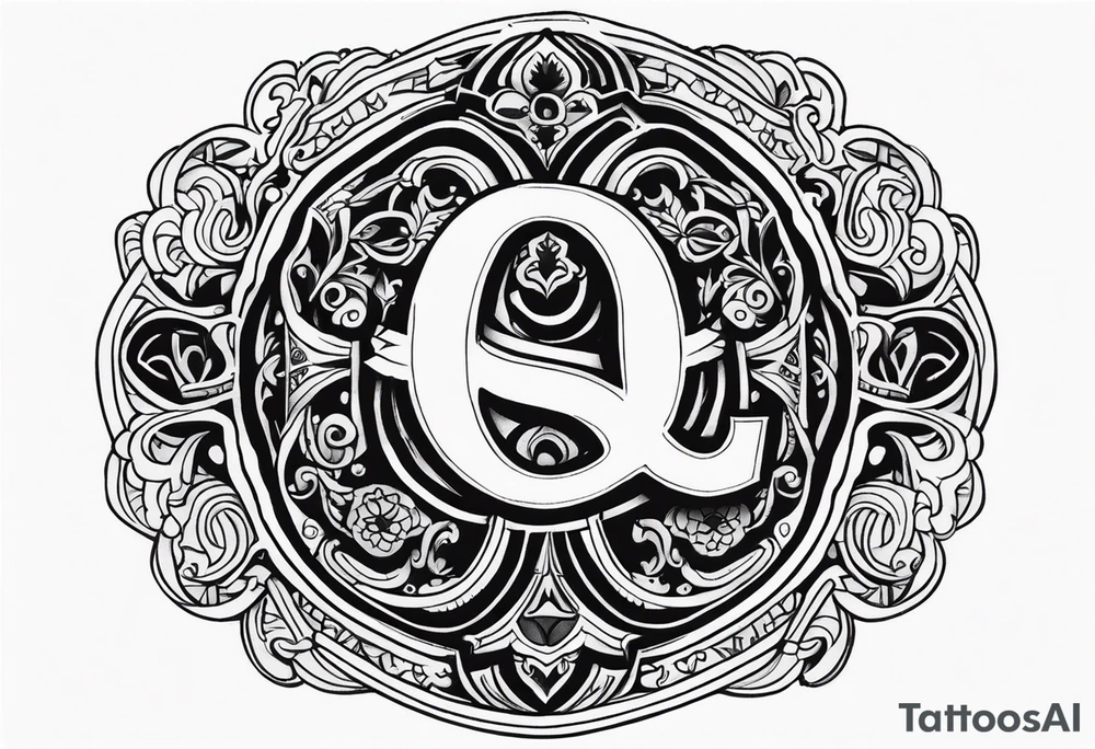 A dollar sign tattoo idea