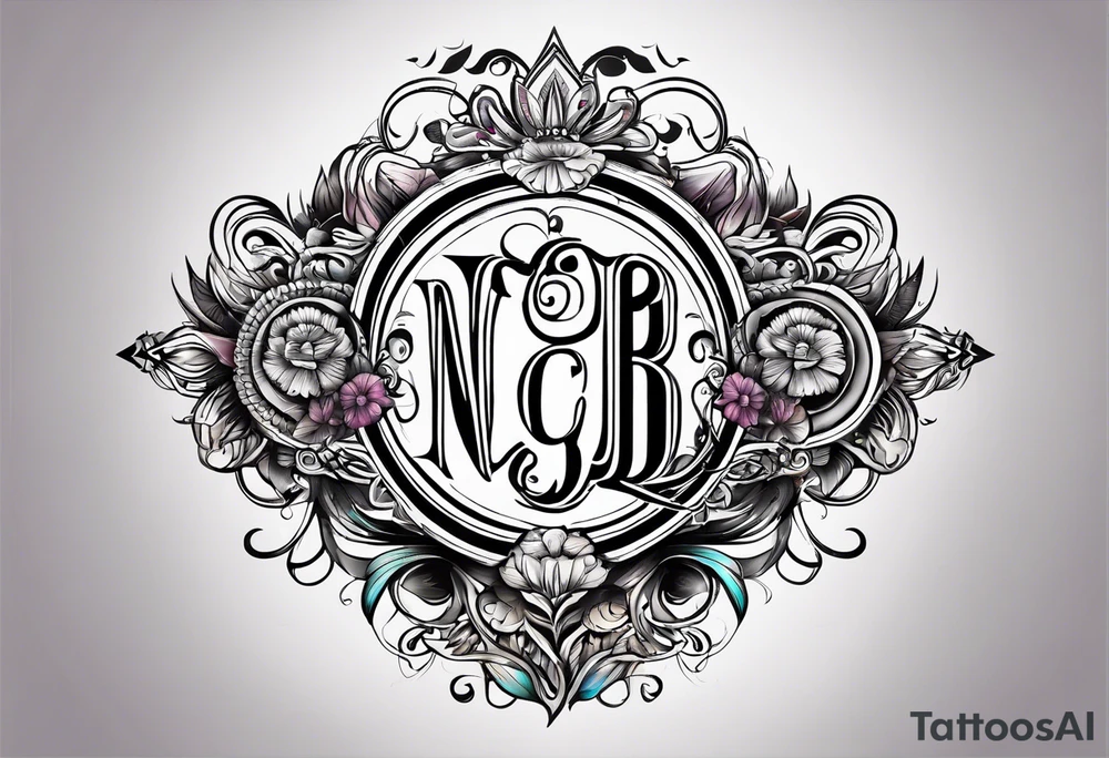 NCJB letters tattoo idea