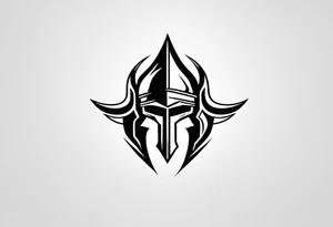 Ancient spartan symbol tattoo tattoo idea
