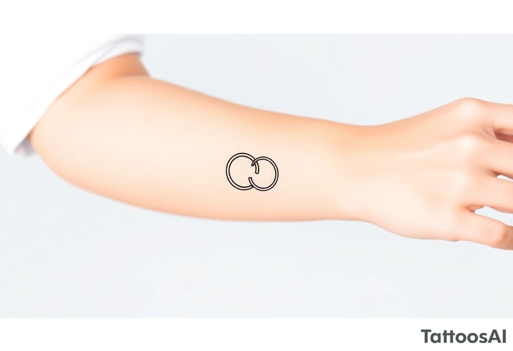 wedding ring tattoo tattoo idea