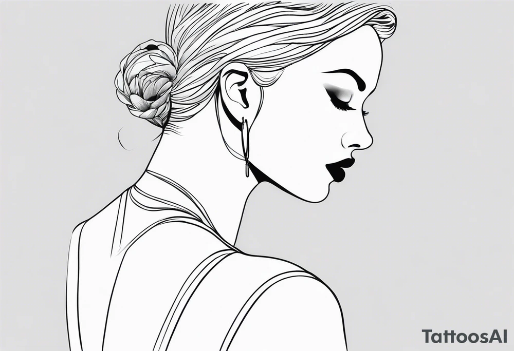 Women tattoo idea