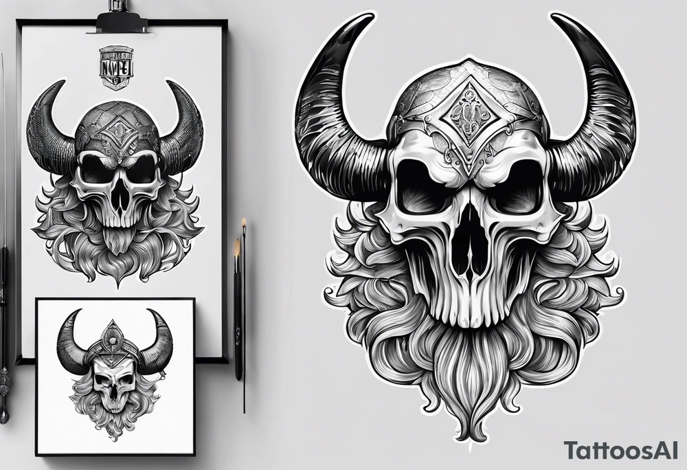 fishing, rams skull, knight's helmet, angel tattoo idea
