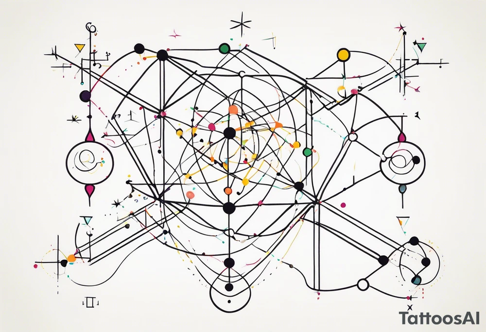 Ecstasy molecular diagram tattoo idea