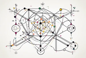 Ecstasy molecular diagram tattoo idea